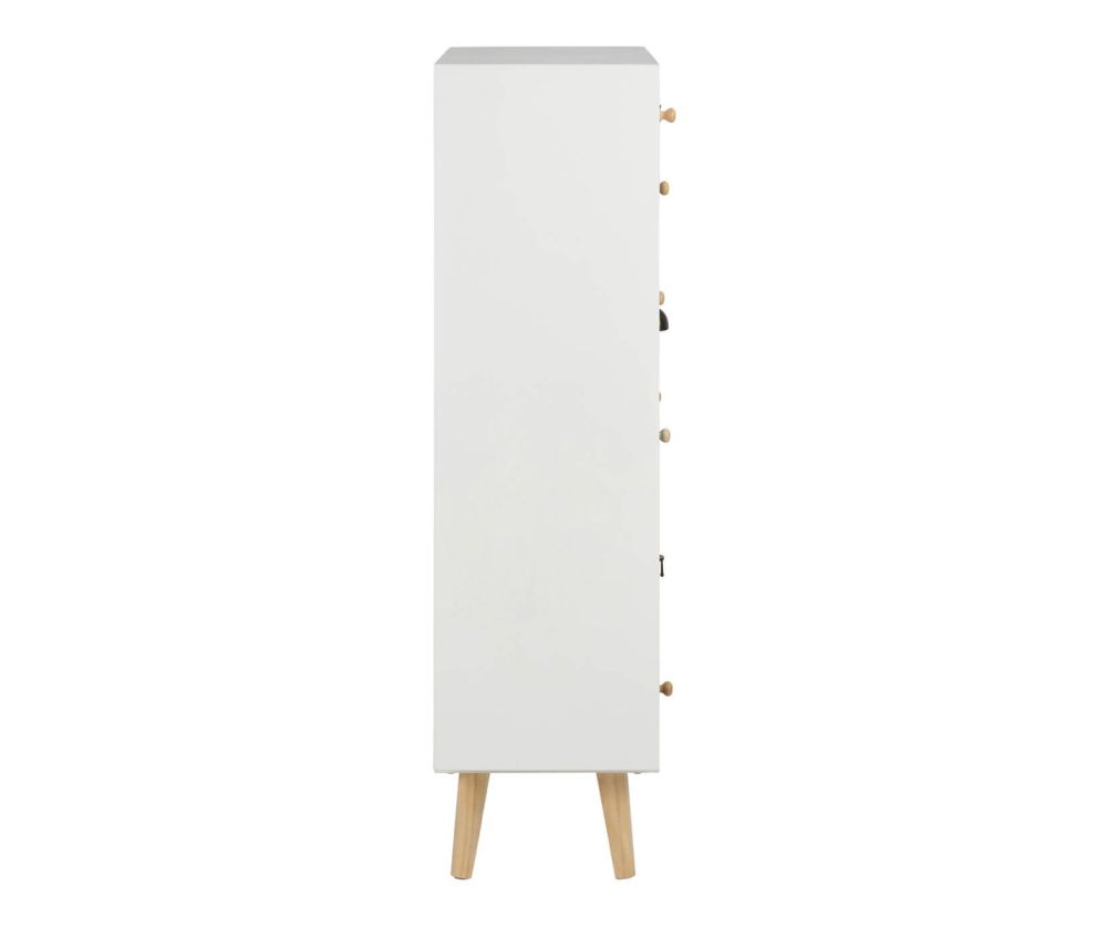 Thais White Shabby Chic Multi Coloured 13 Drawer Chest