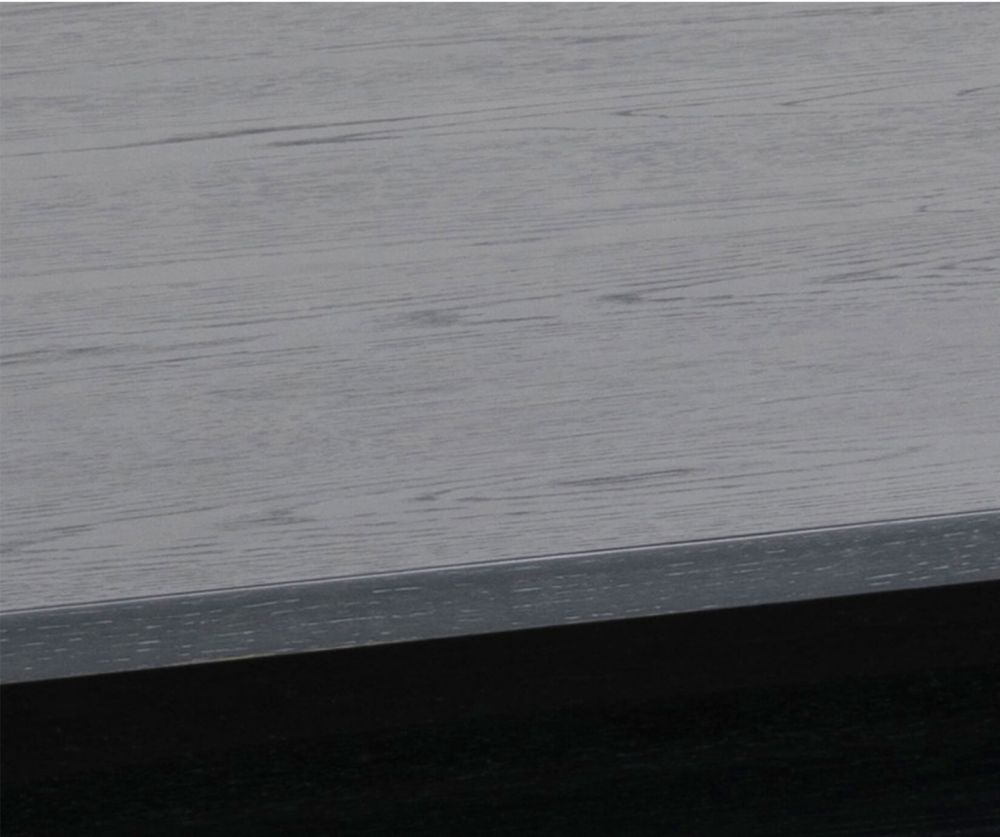 Marte Black Open Shelf Coffee Table