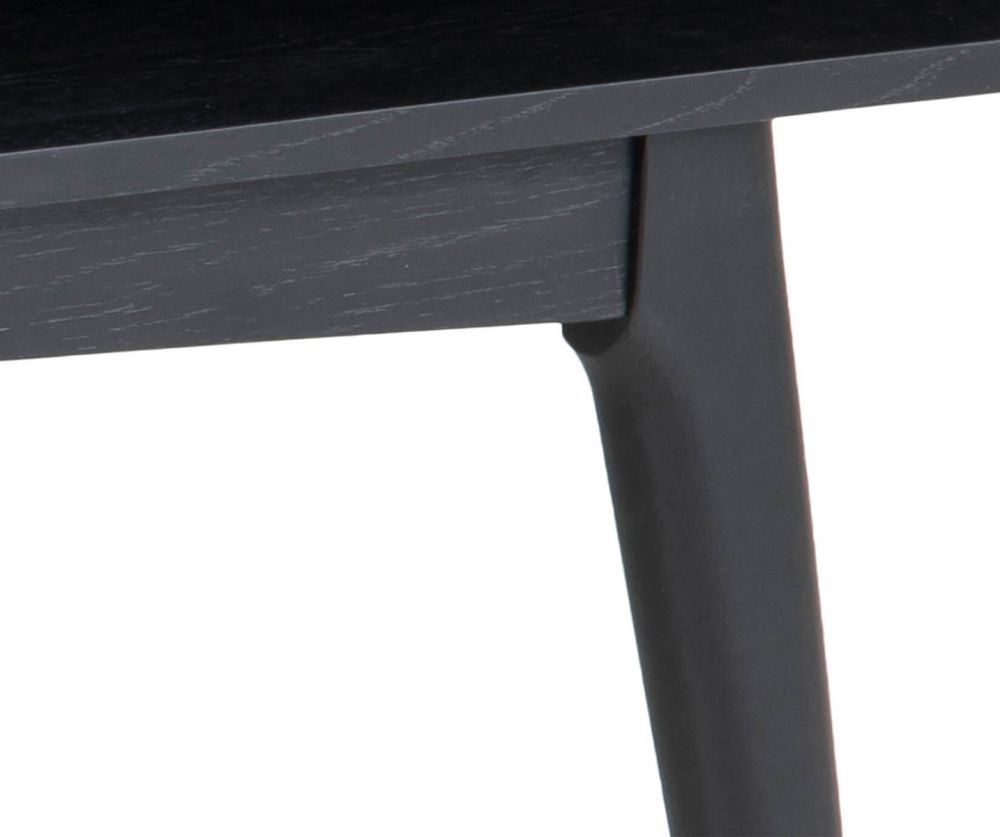 Marte Black Open Shelf Coffee Table