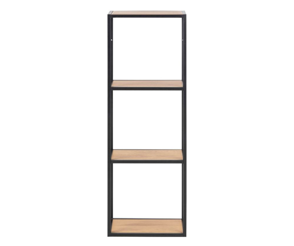 Seaford Black Metal Wall Shelf