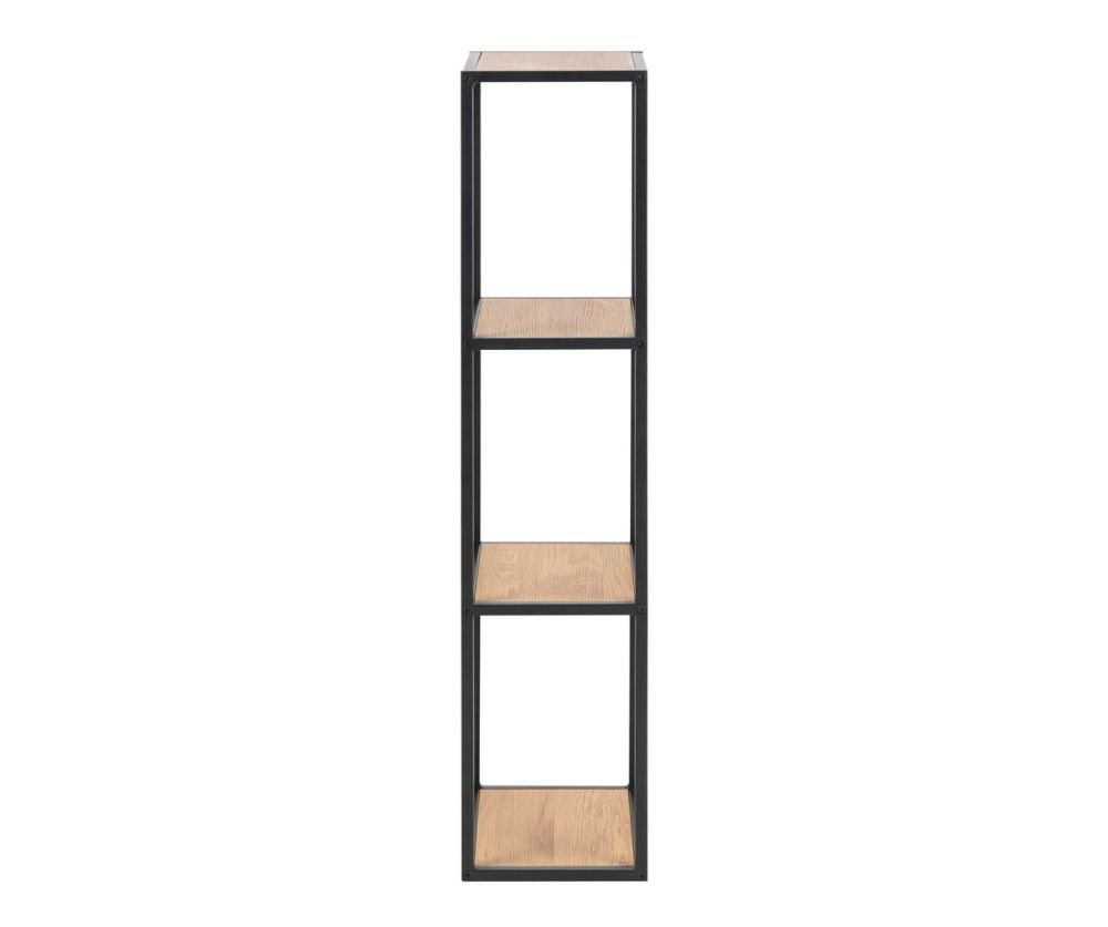 Seaford Black Metal Wall Shelf