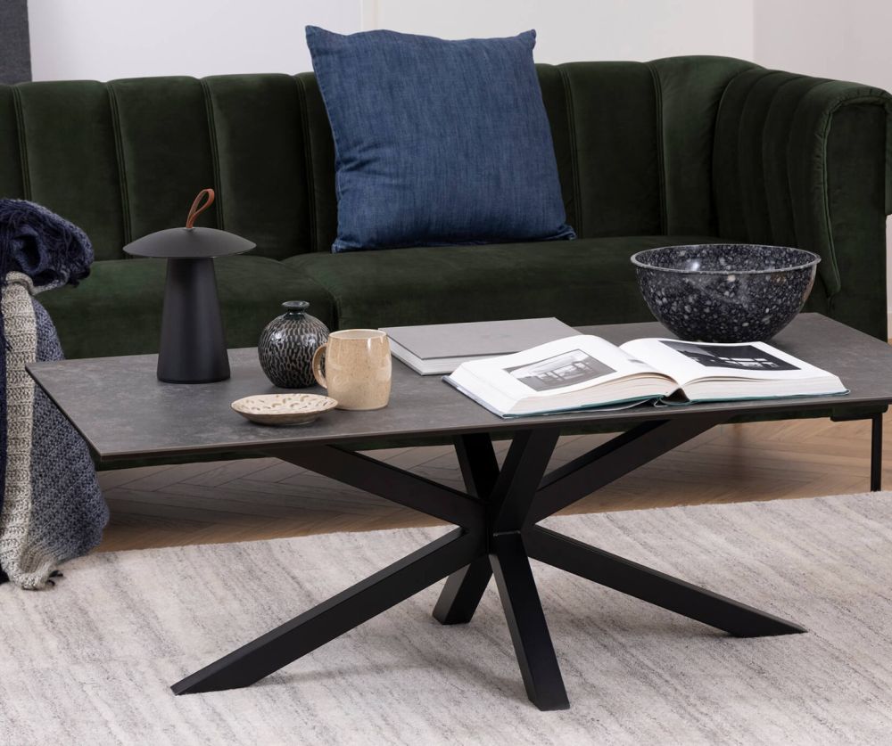 Heaven Black Ceramic Coffee Table 