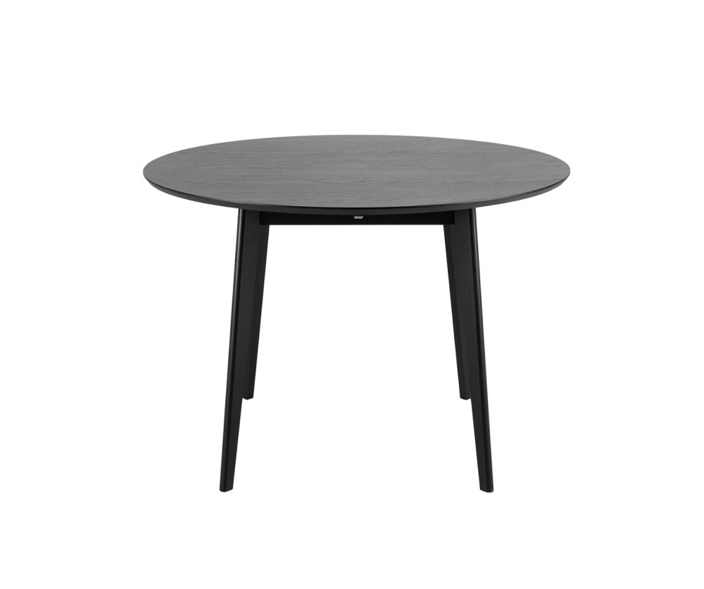 Roxby Black Round Dining Table 