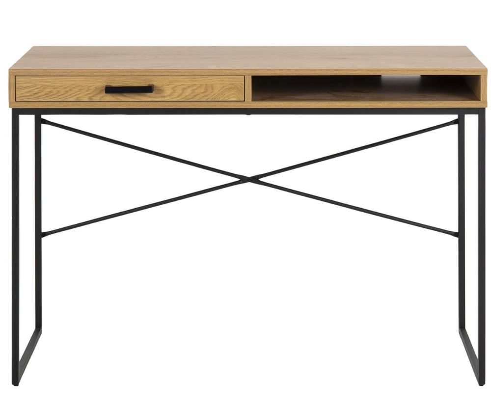 Seaford Oak Office Desk with 1 Drawer 
