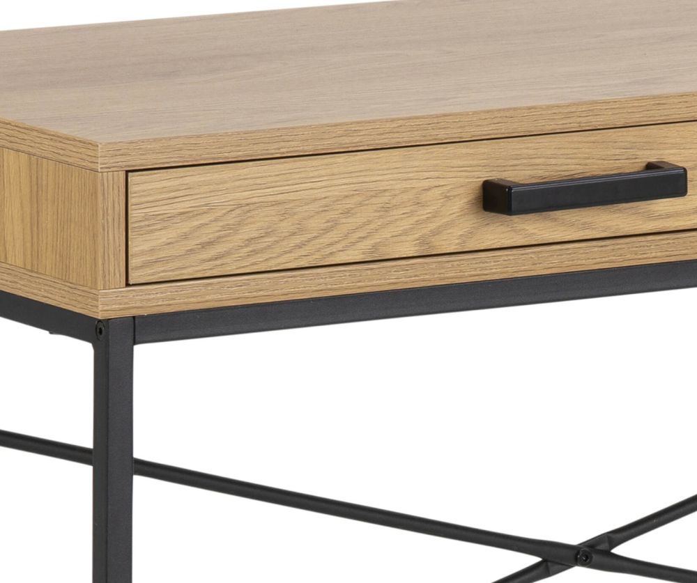 Seaford Oak Office Desk with 1 Drawer 