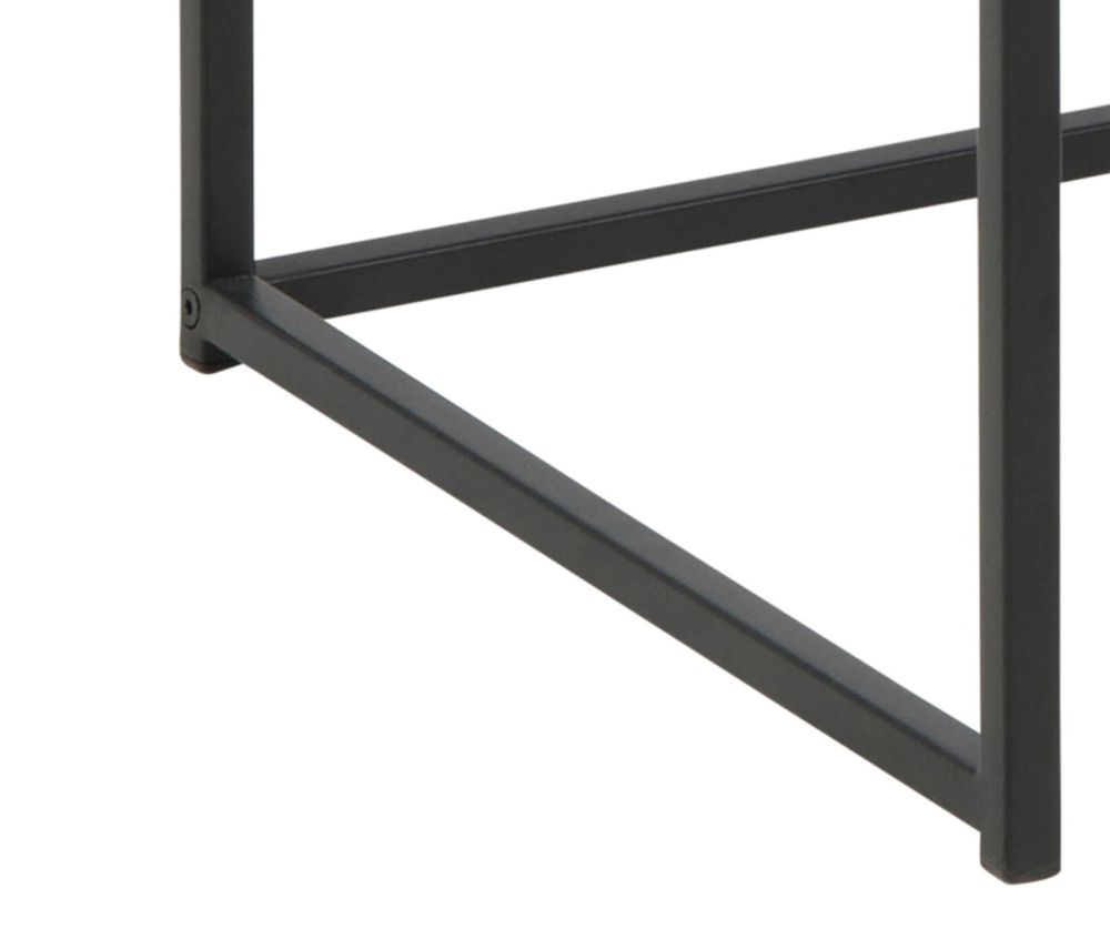 Seaford Black and Oak Office Desk