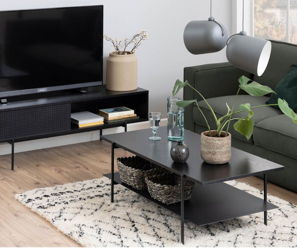 Angus Black Coffee Table 