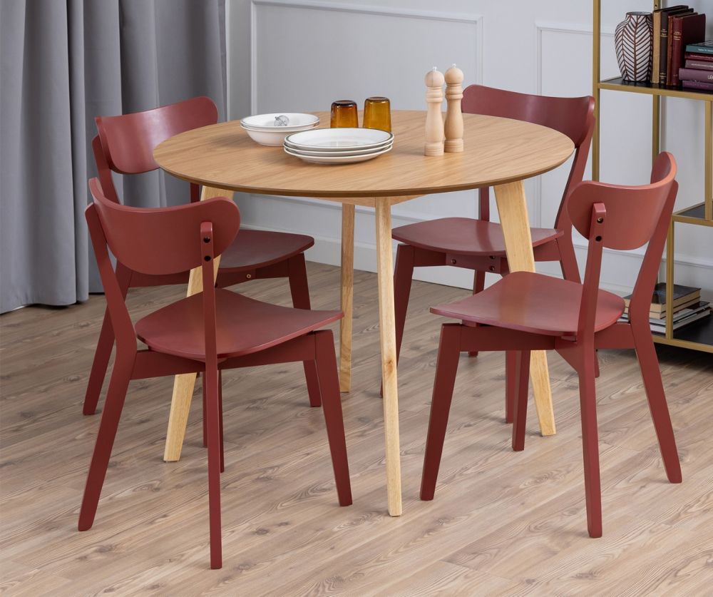 Roxby Oak Round Dining Table(W105)