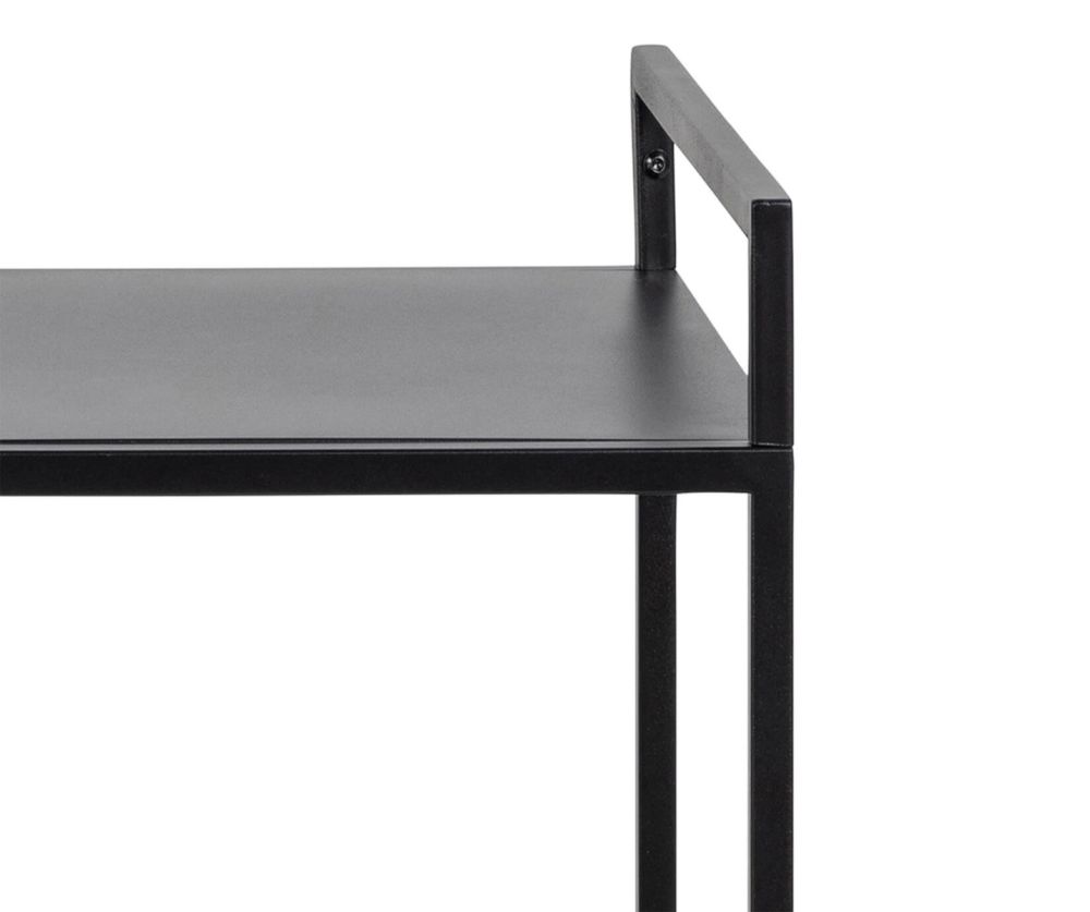 Newcastle Matt Black Serving Trolley 