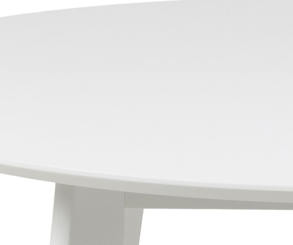 Roxby White Round Dining Table