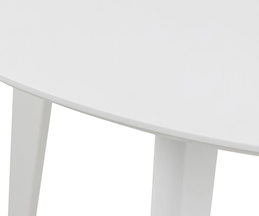Roxby White Round Dining Table