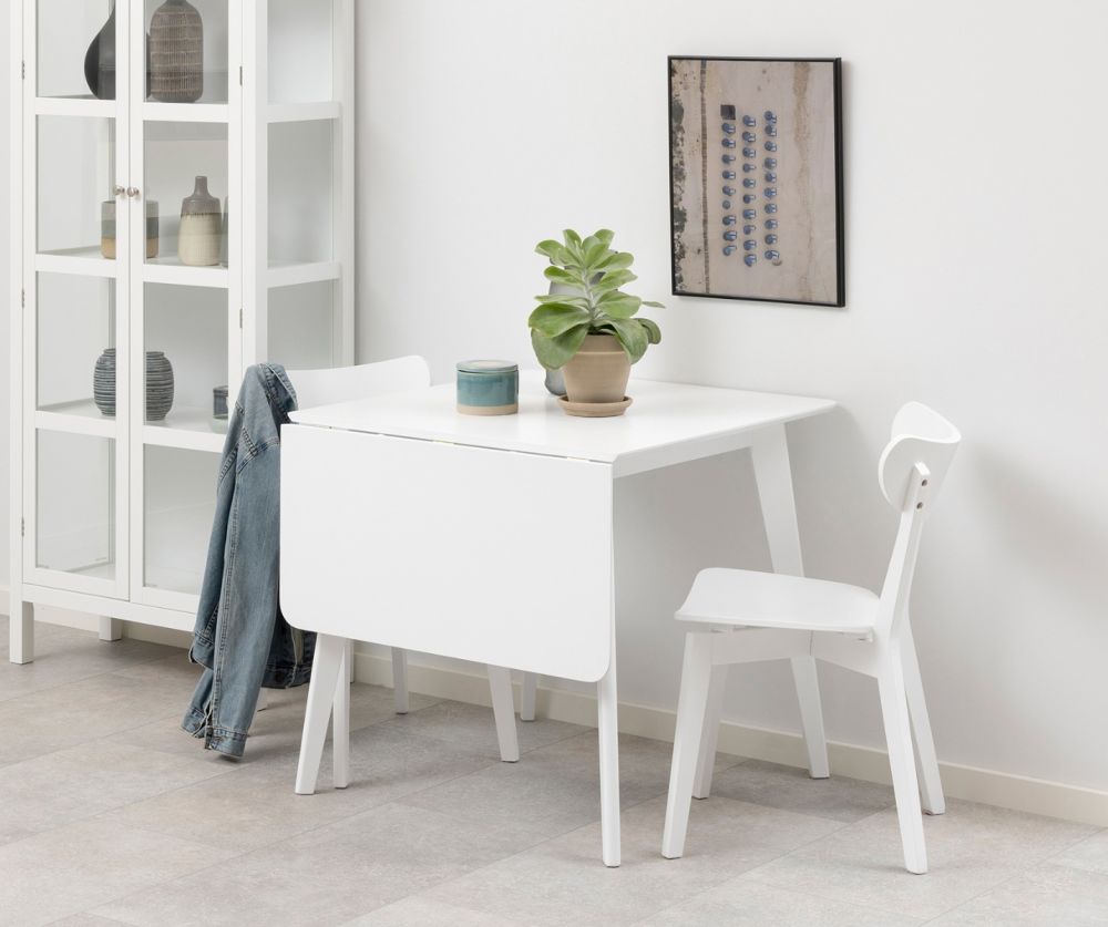 Roxby White Square Dining Table 
