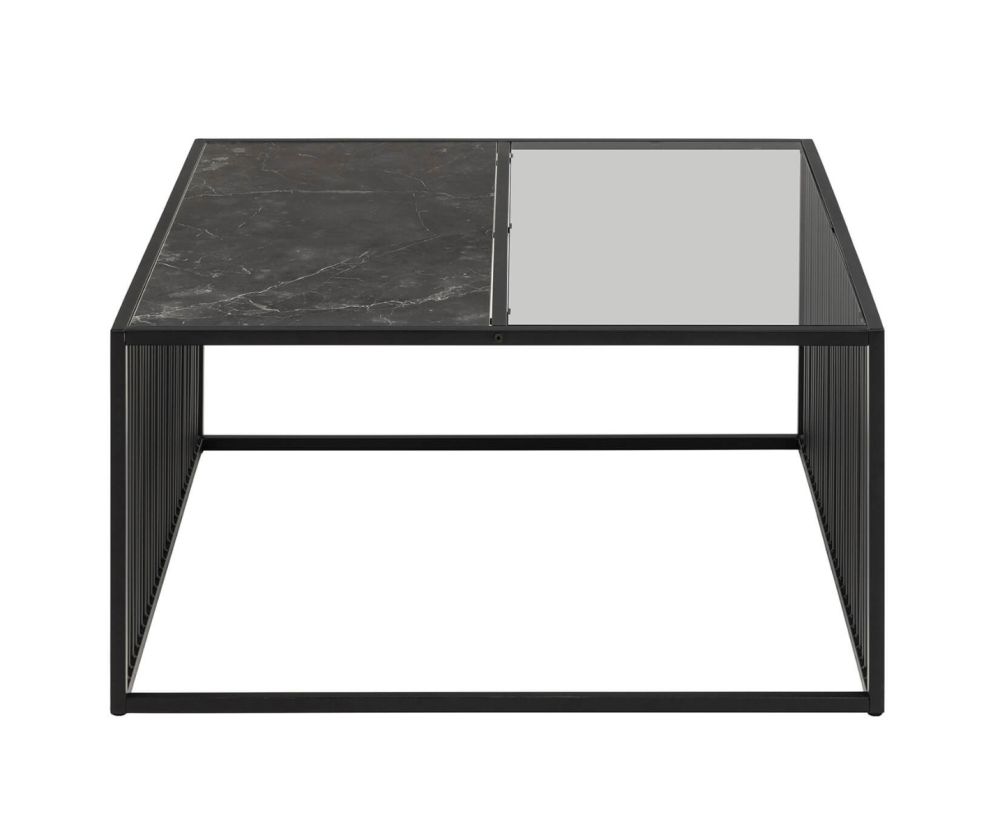 Strington Black Square Coffee Table 