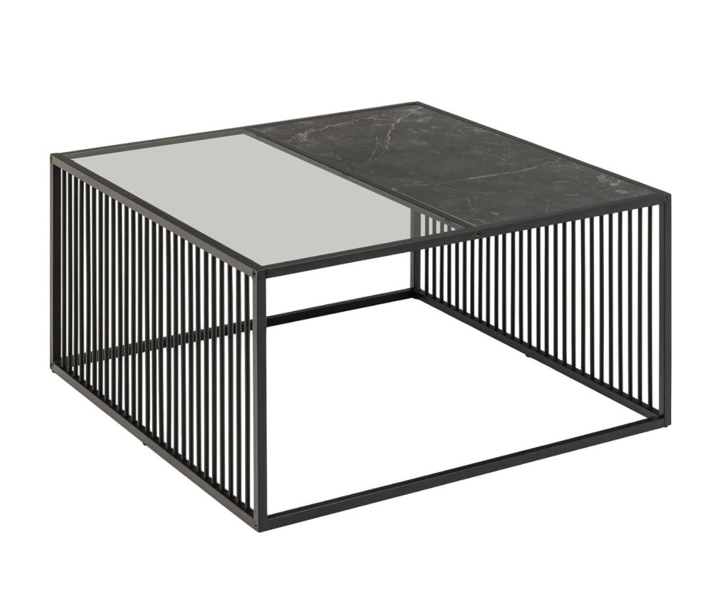 Strington Black Square Coffee Table 