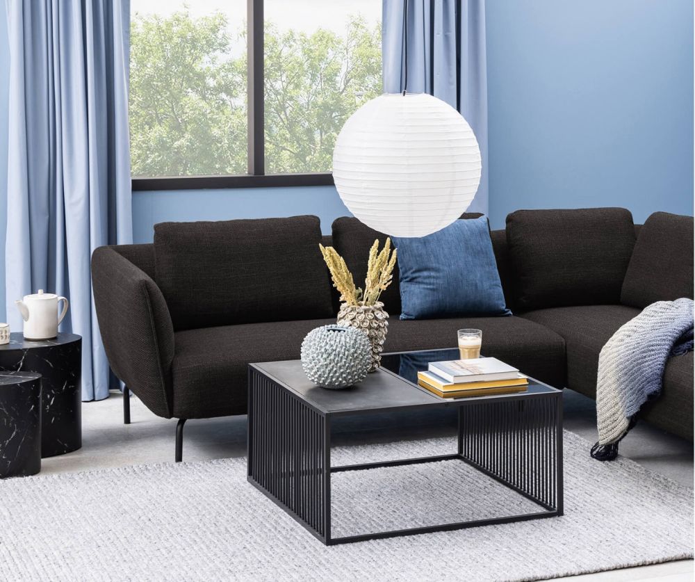 Strington Black Square Coffee Table 