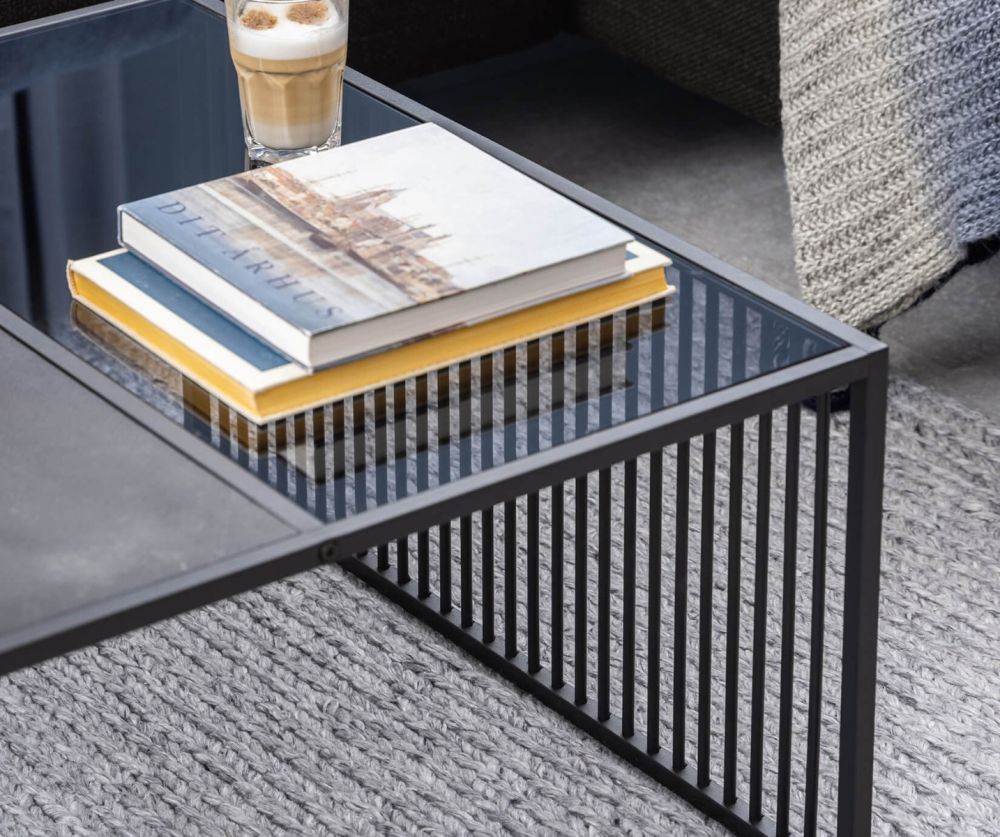 Strington Black Square Coffee Table 
