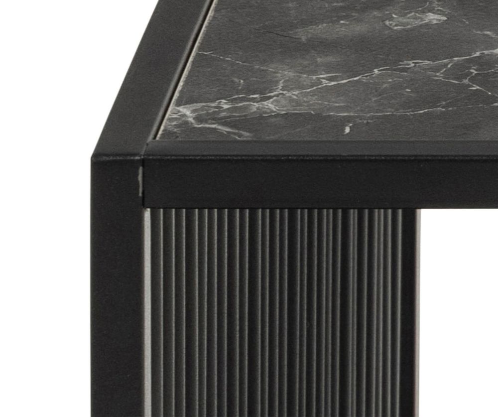 Strington Black Square Coffee Table 