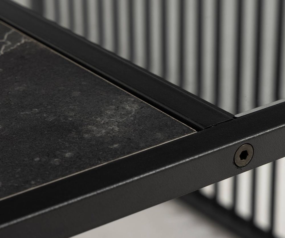 Strington Black Square Coffee Table 