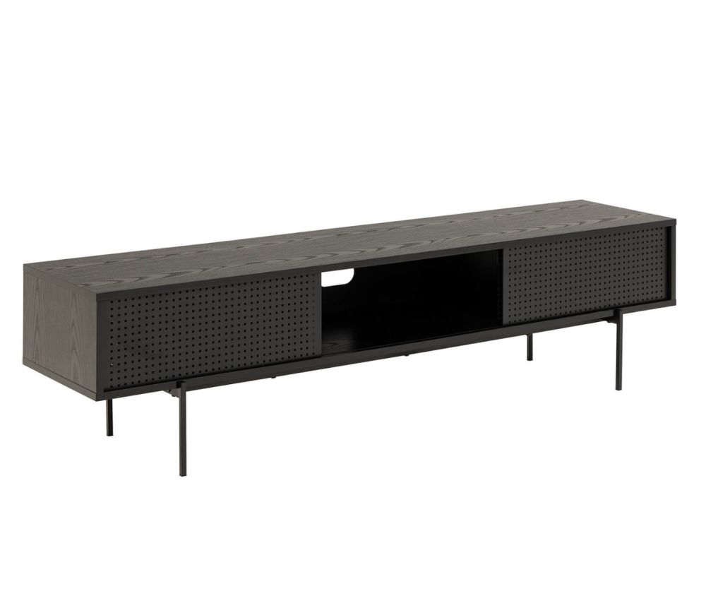 Angus Black TV Unit 