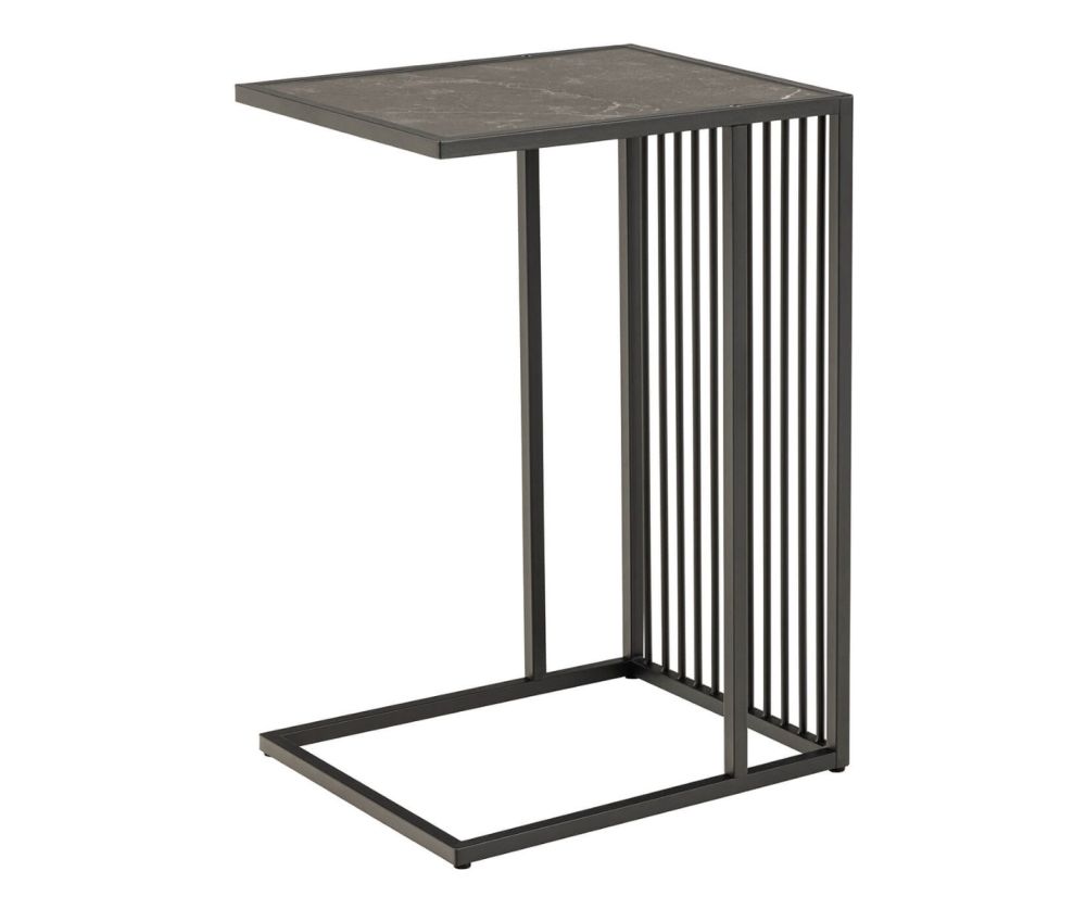 Strington Black Tall Side Table 