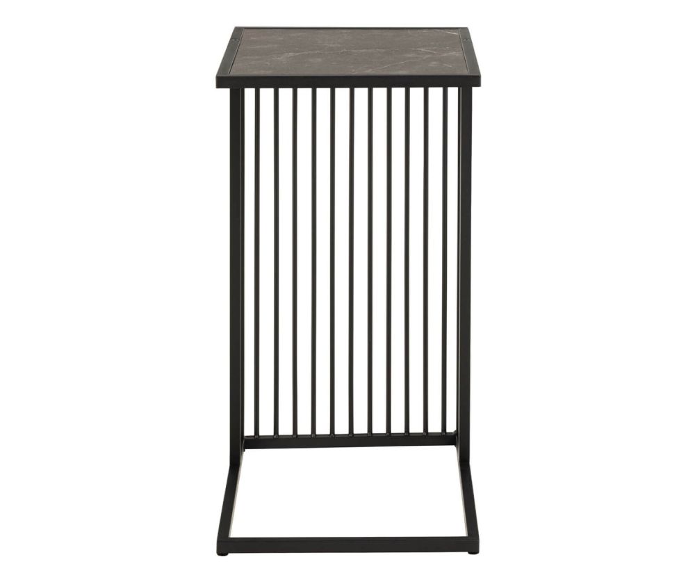 Strington Black Tall Side Table 