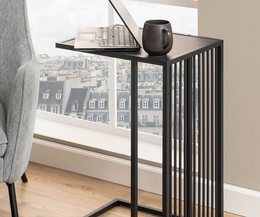Strington Black Tall Side Table 
