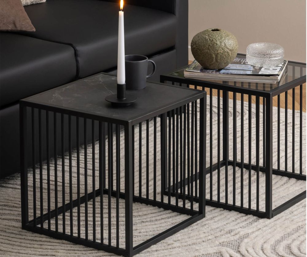Strington Black Side Table 