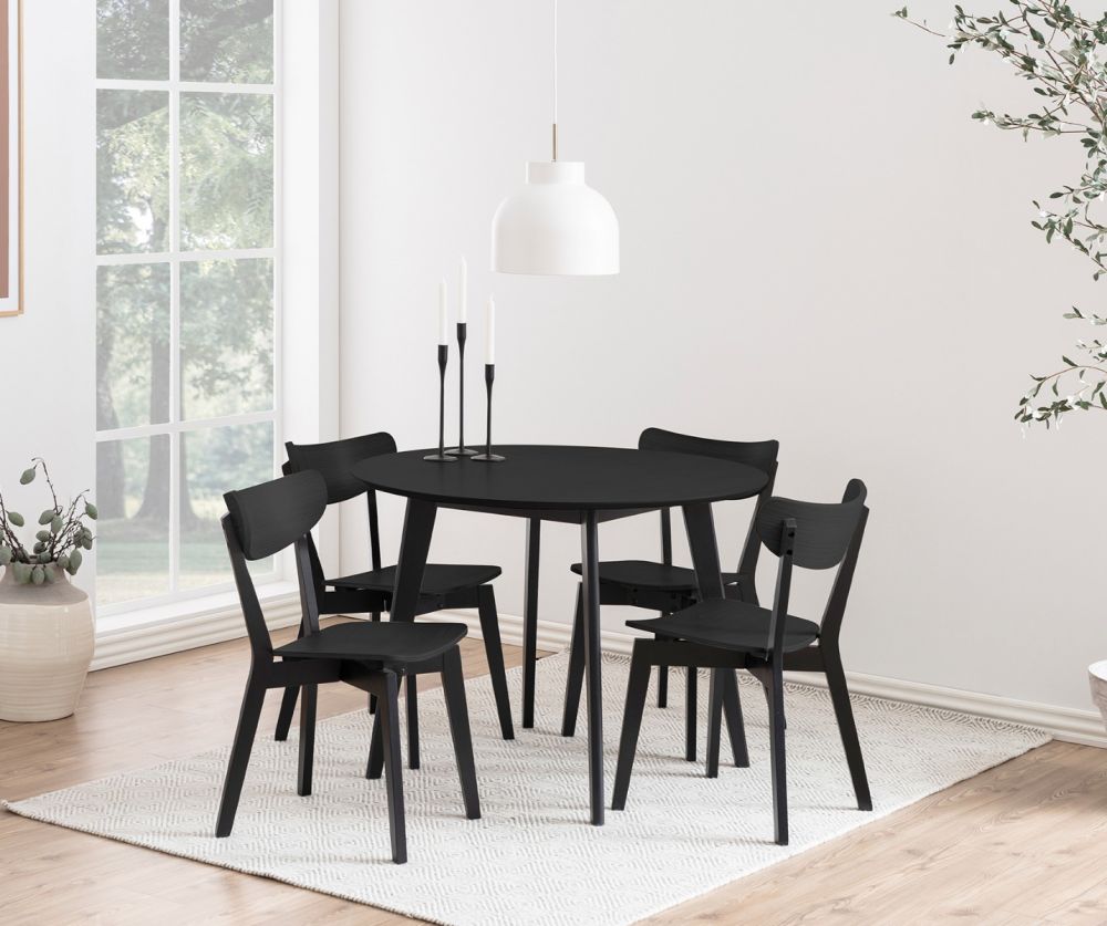 Roxby Black Dining Chairs Set of 2