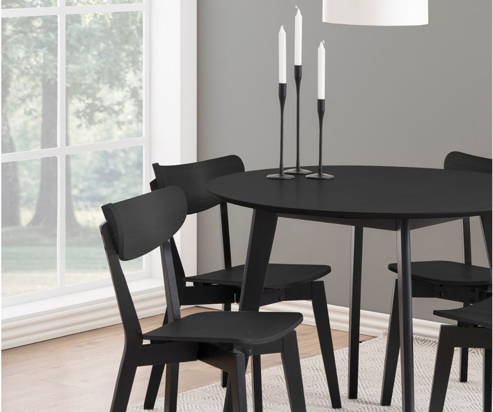 Roxby Black Dining Chairs Set of 2