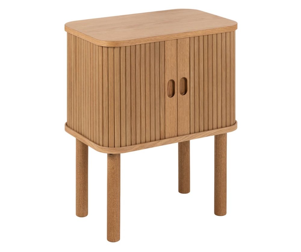 Langley Oak Square Bedside Table 