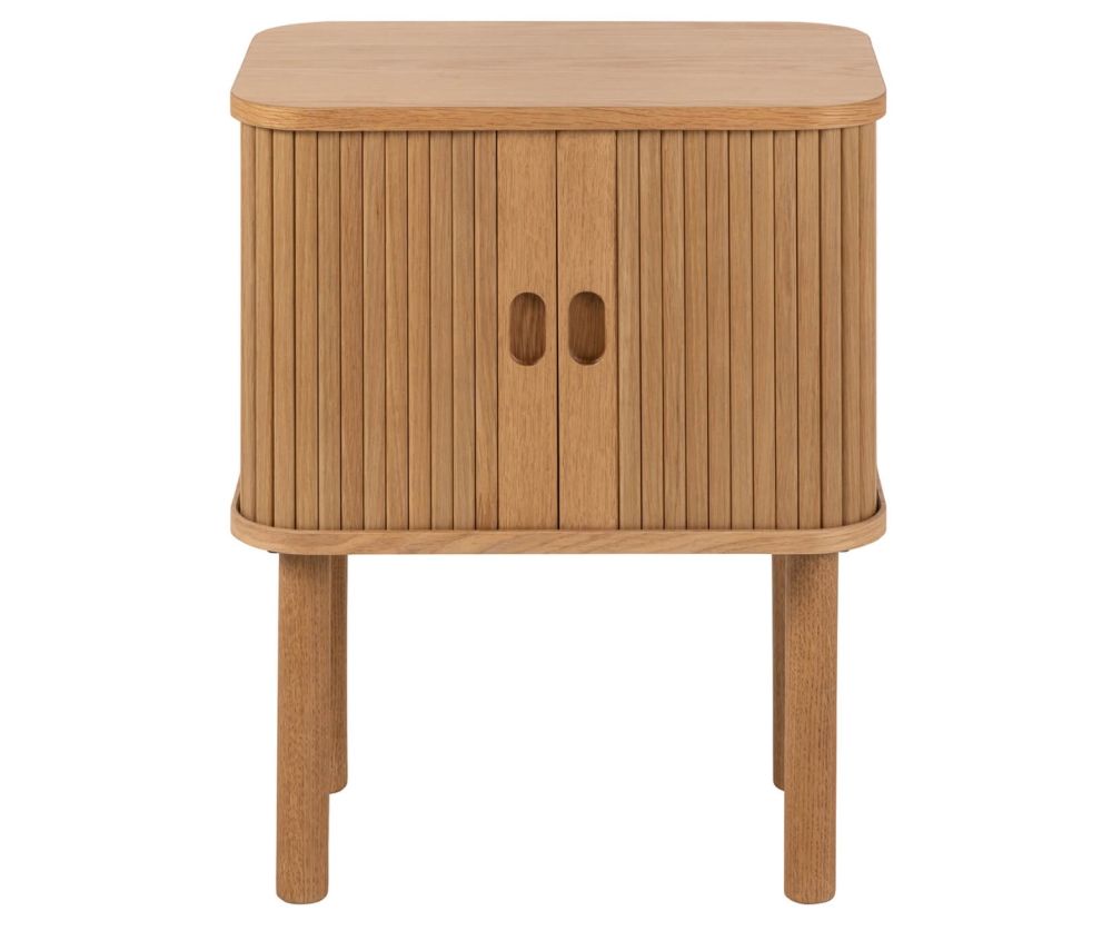 Langley Oak Square Bedside Table 
