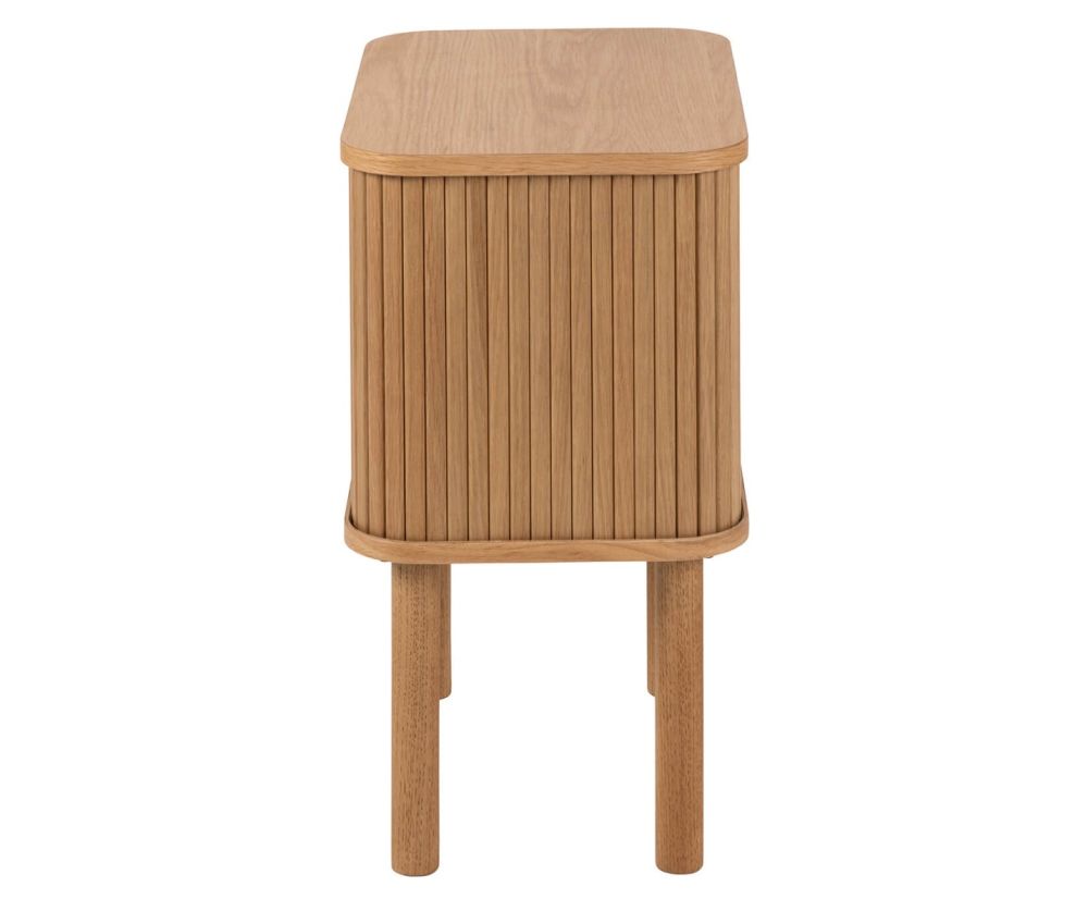 Langley Oak Square Bedside Table 