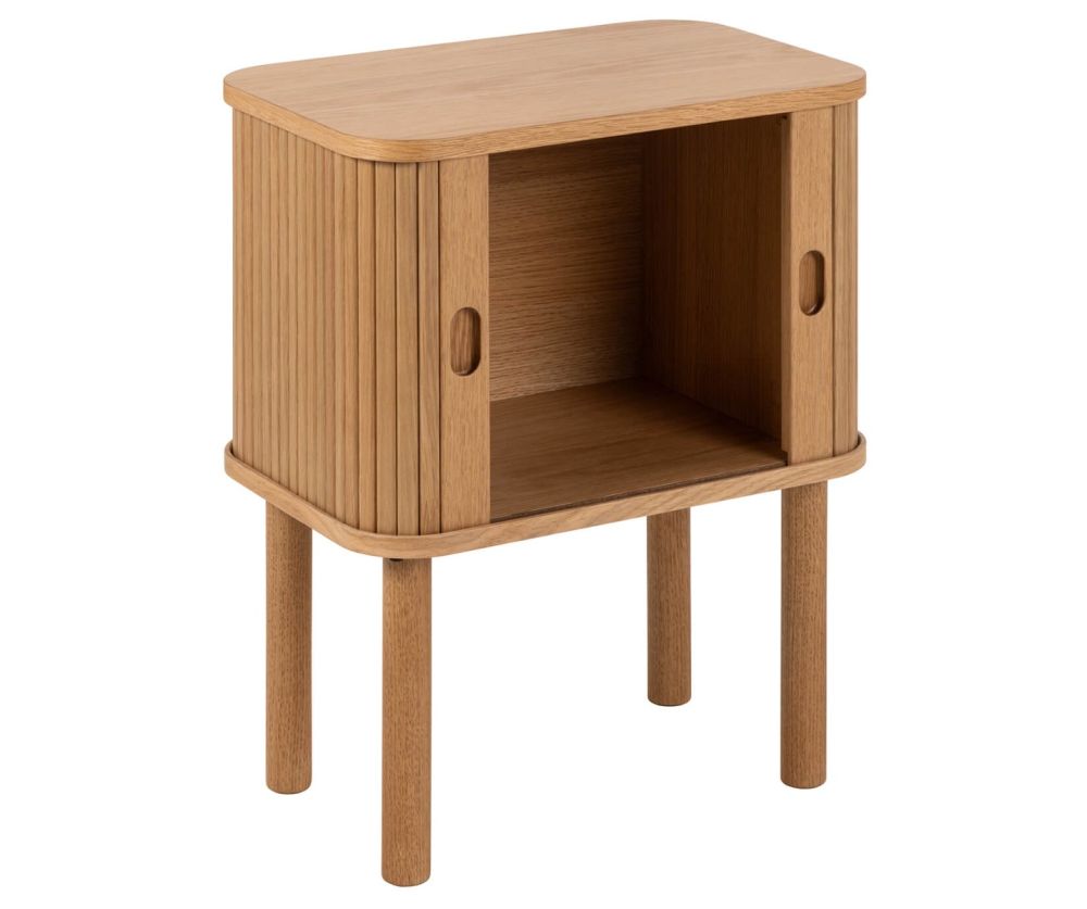 Langley Oak Square Bedside Table 