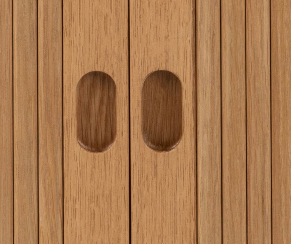 Langley Oak Square Bedside Table 