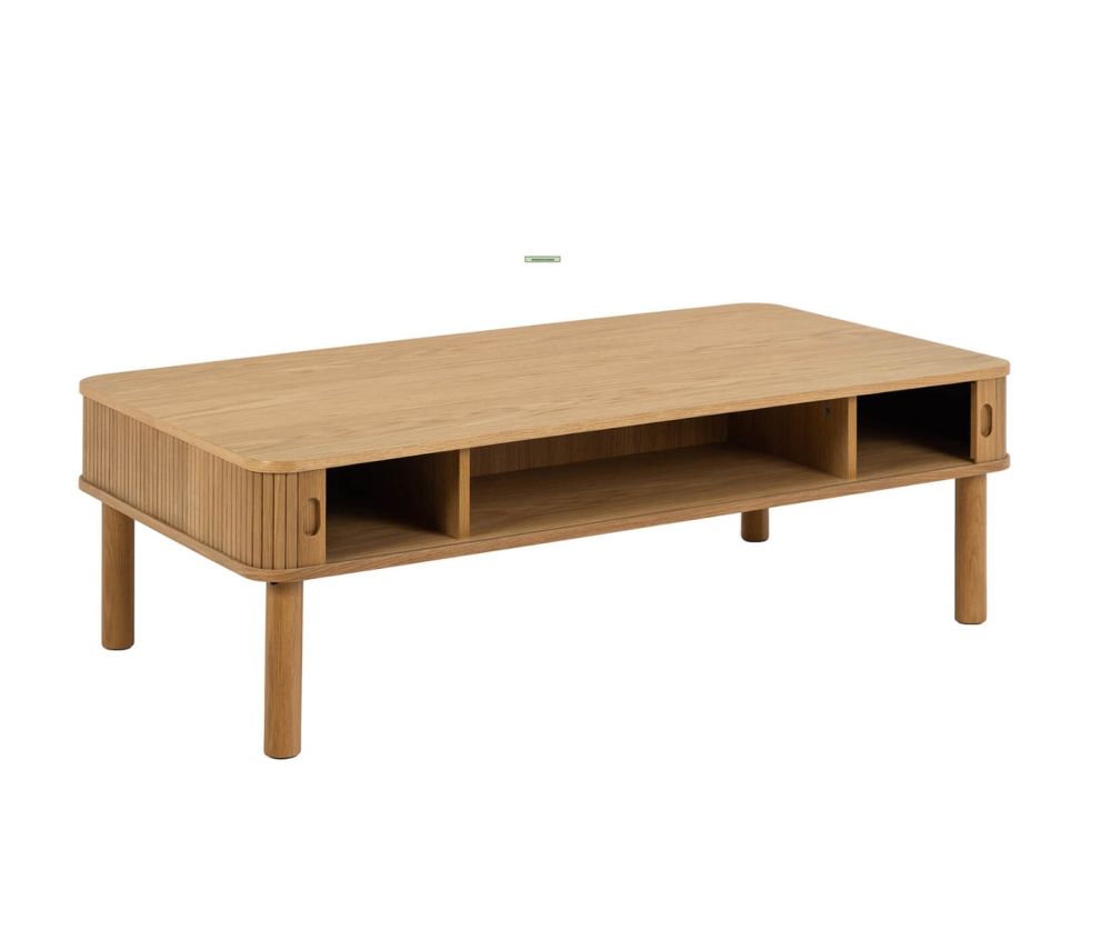 Langley Oak Sliding Door Coffee Table 