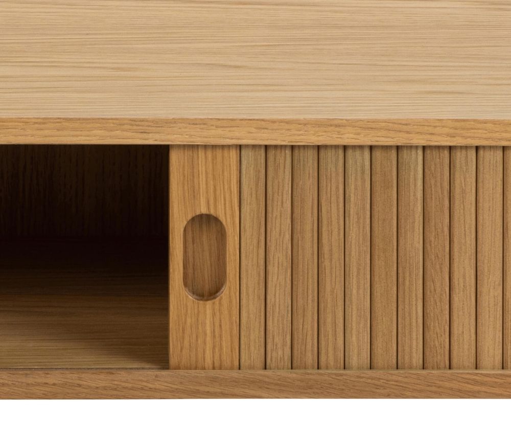 Langley Oak Sliding Door Coffee Table 