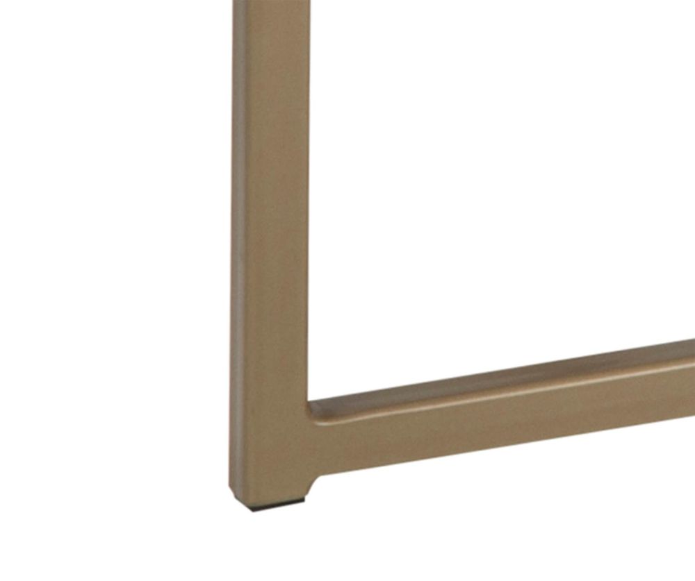 Alisma Coffee Table with White Marble Effect Top