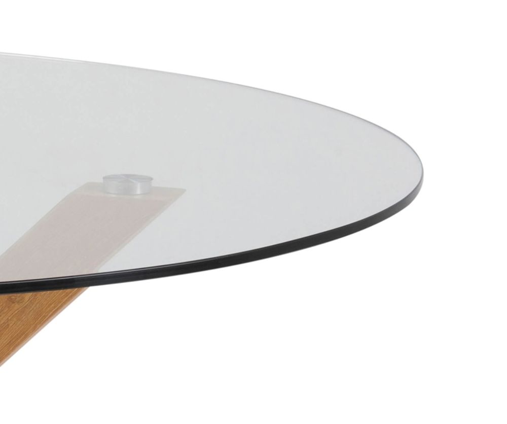 Heaven Round Dining Table with Glass Top 