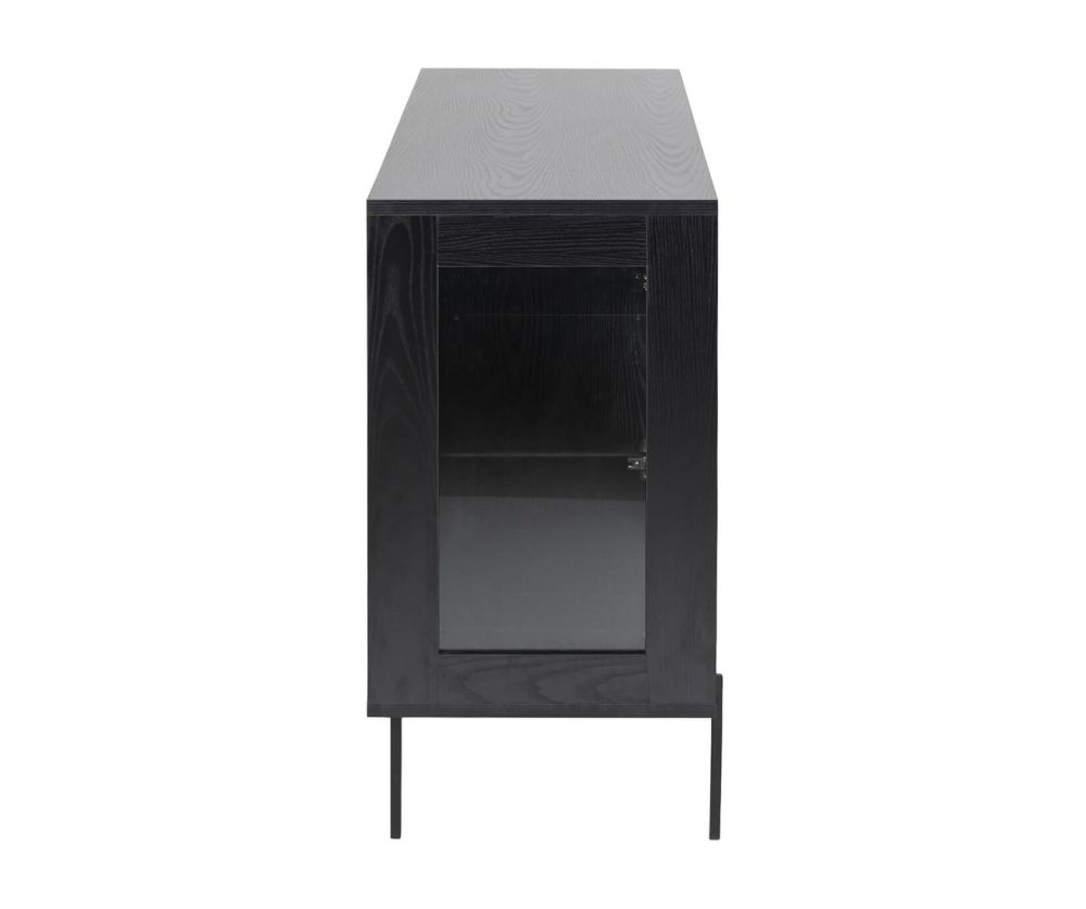 Angus Black 3 Door Sideboard 