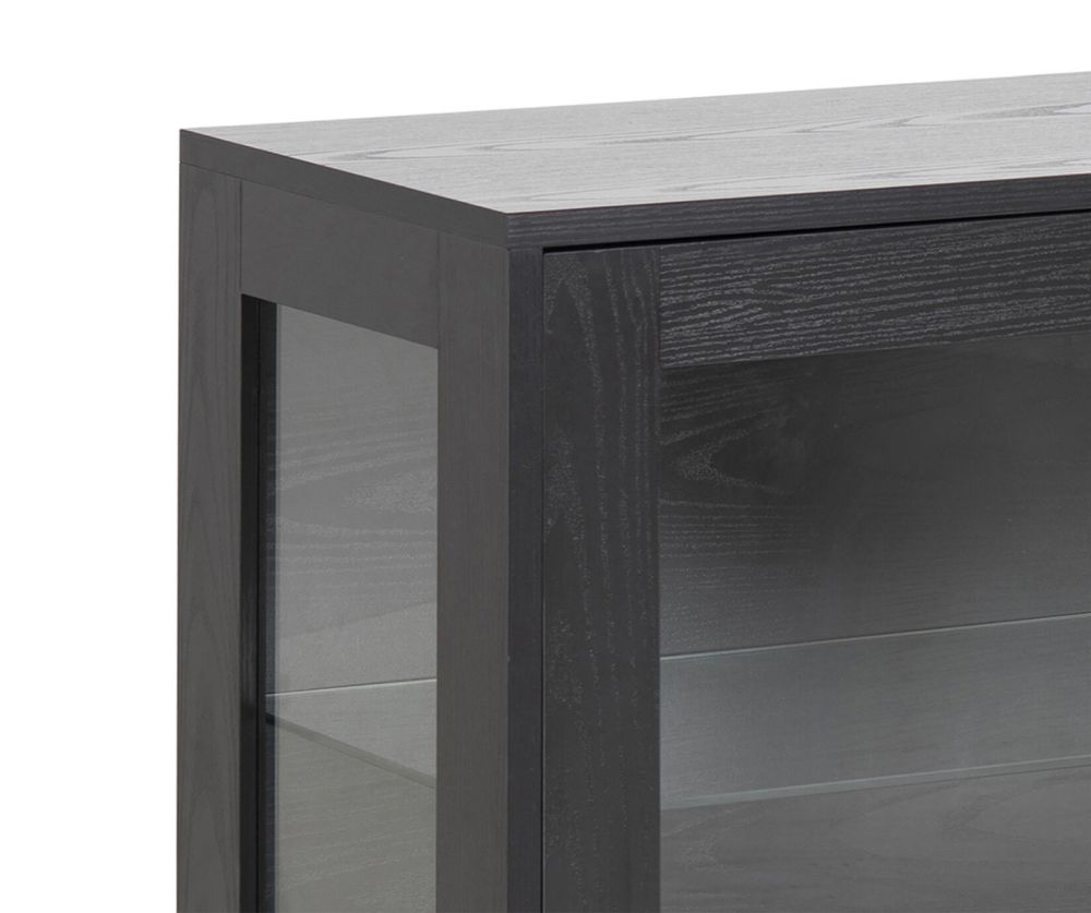 Angus Black 3 Door Sideboard 