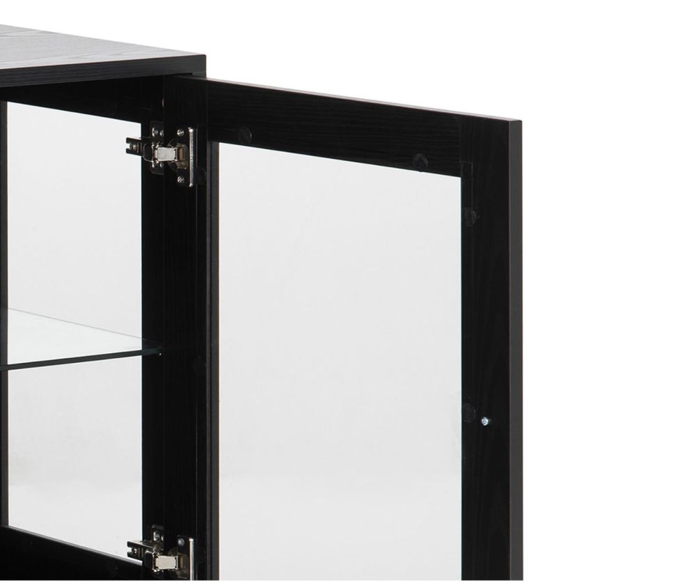 Angus Black 3 Door Sideboard 