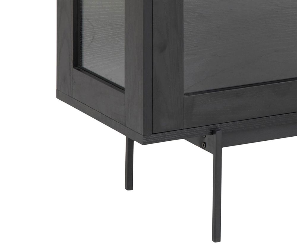 Angus Black 3 Door Sideboard 