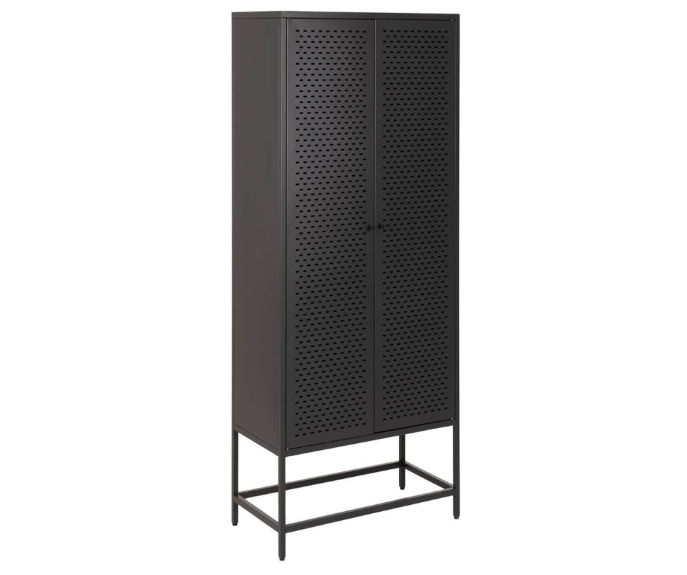 Newcastle Matt Black 2 Door Cabinet 