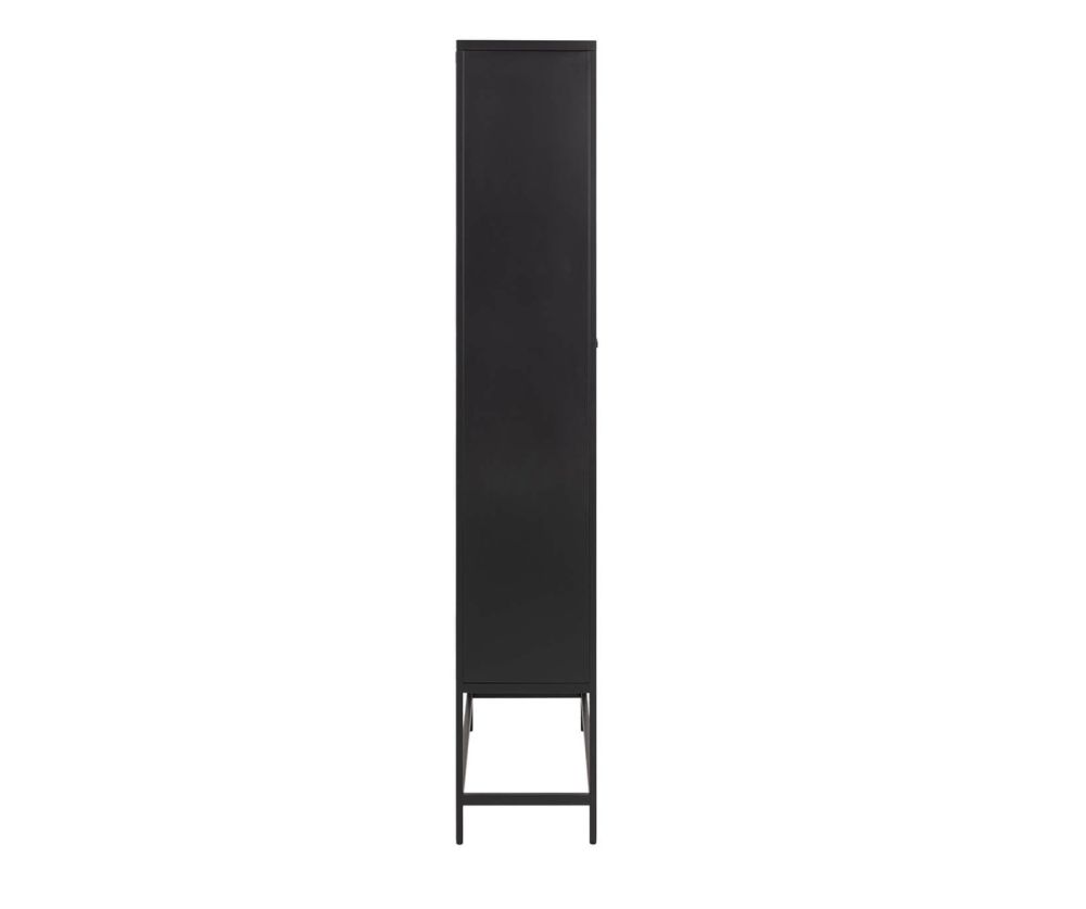 Newcastle Matt Black 2 Door Cabinet 
