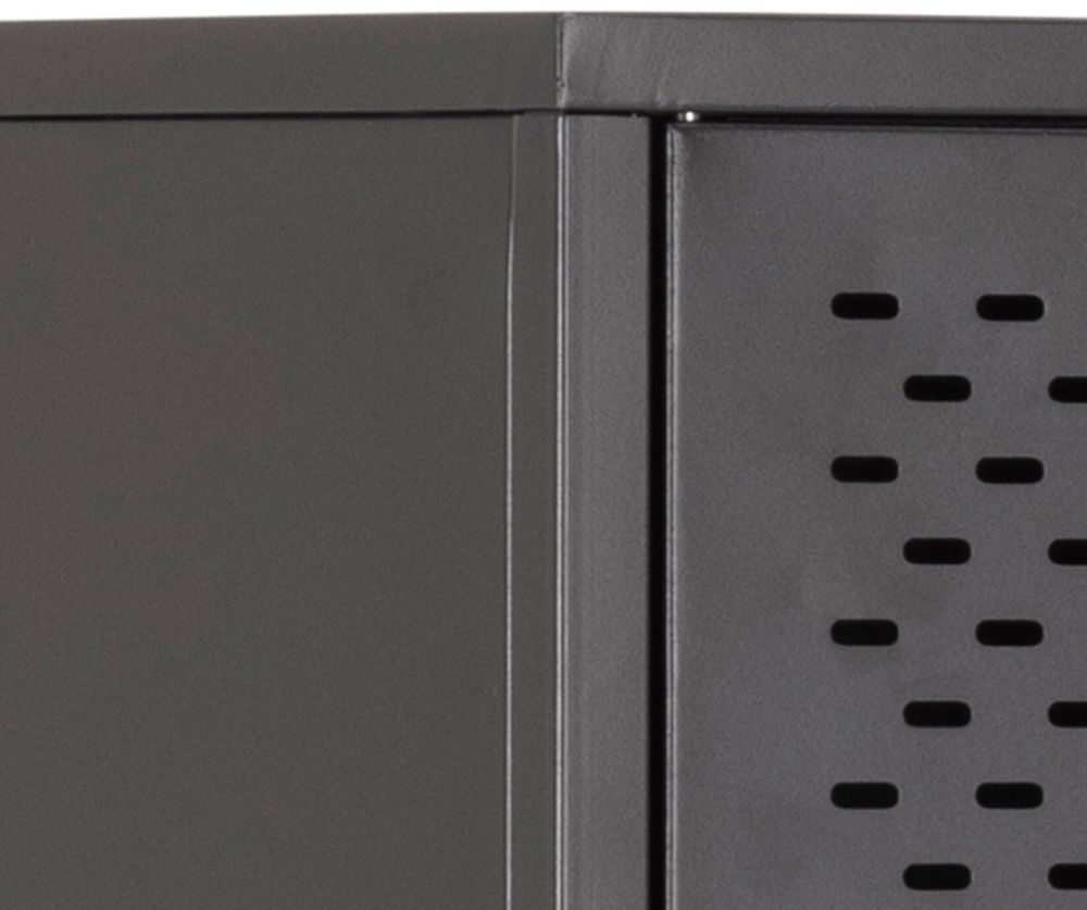 Newcastle Matt Black 2 Door Cabinet 
