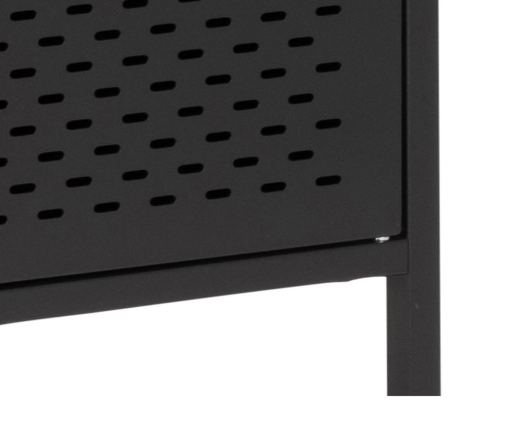 Newcastle Matt Black 2 Door Cabinet 