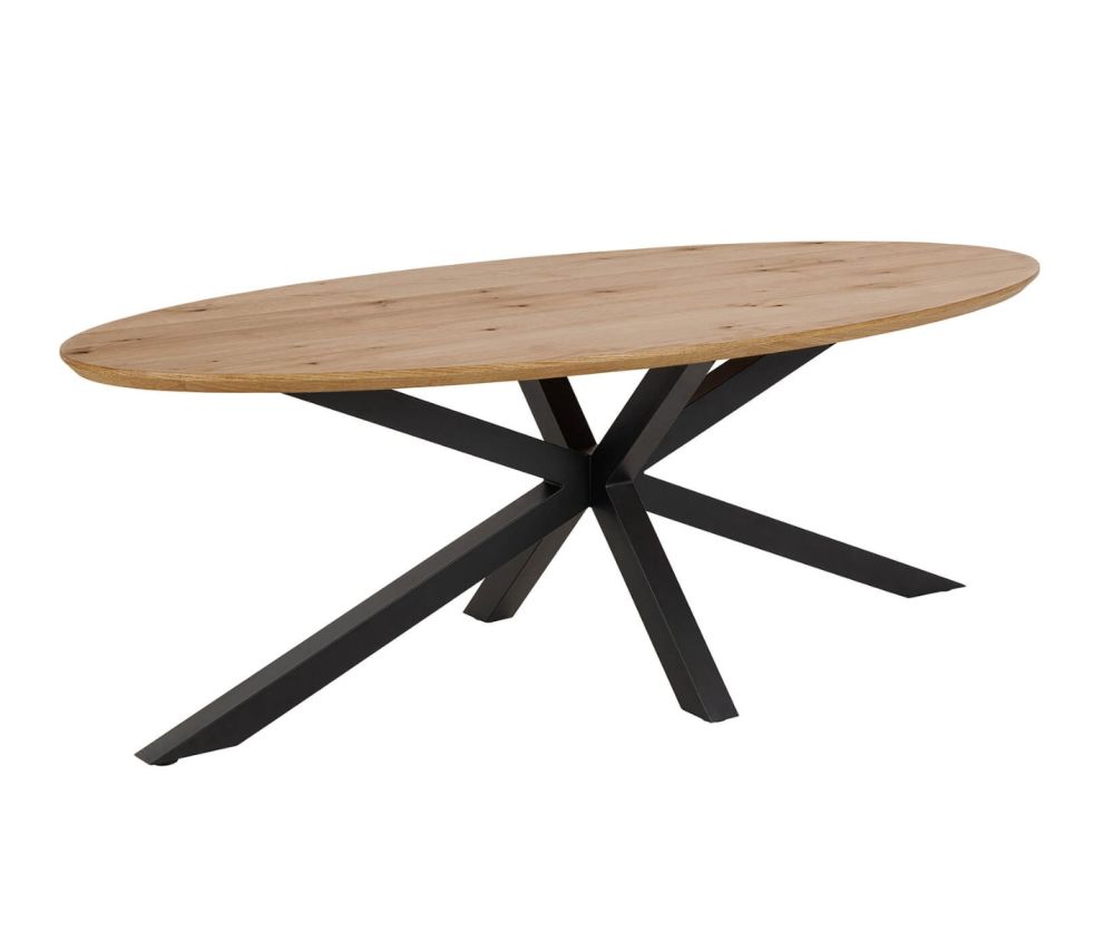 Heaven Oak Oval Dining Table 