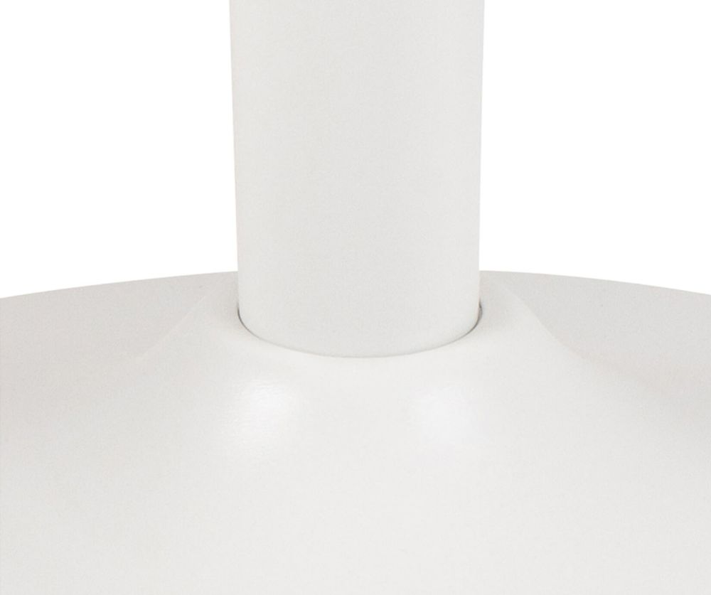 Malta White Ceramic Round Coffee Table 