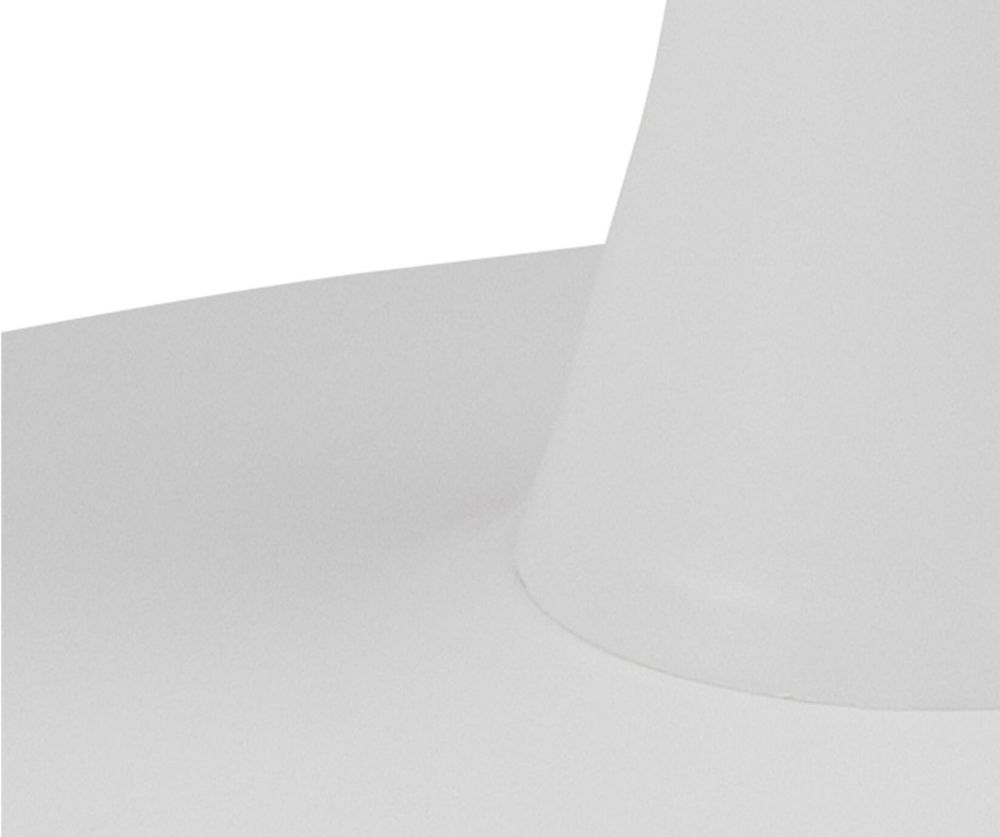 Malta White Ceramic Square Dining Table 