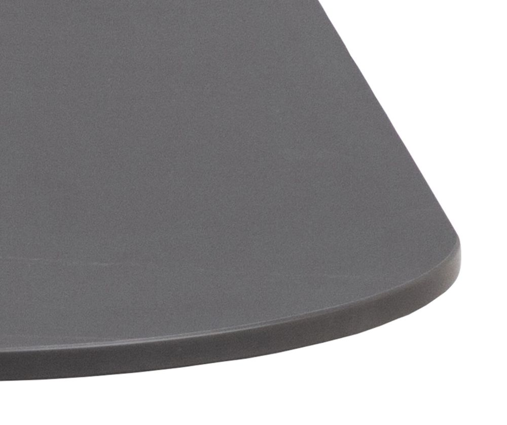 Malta Black Ceramic Square Dining Table 